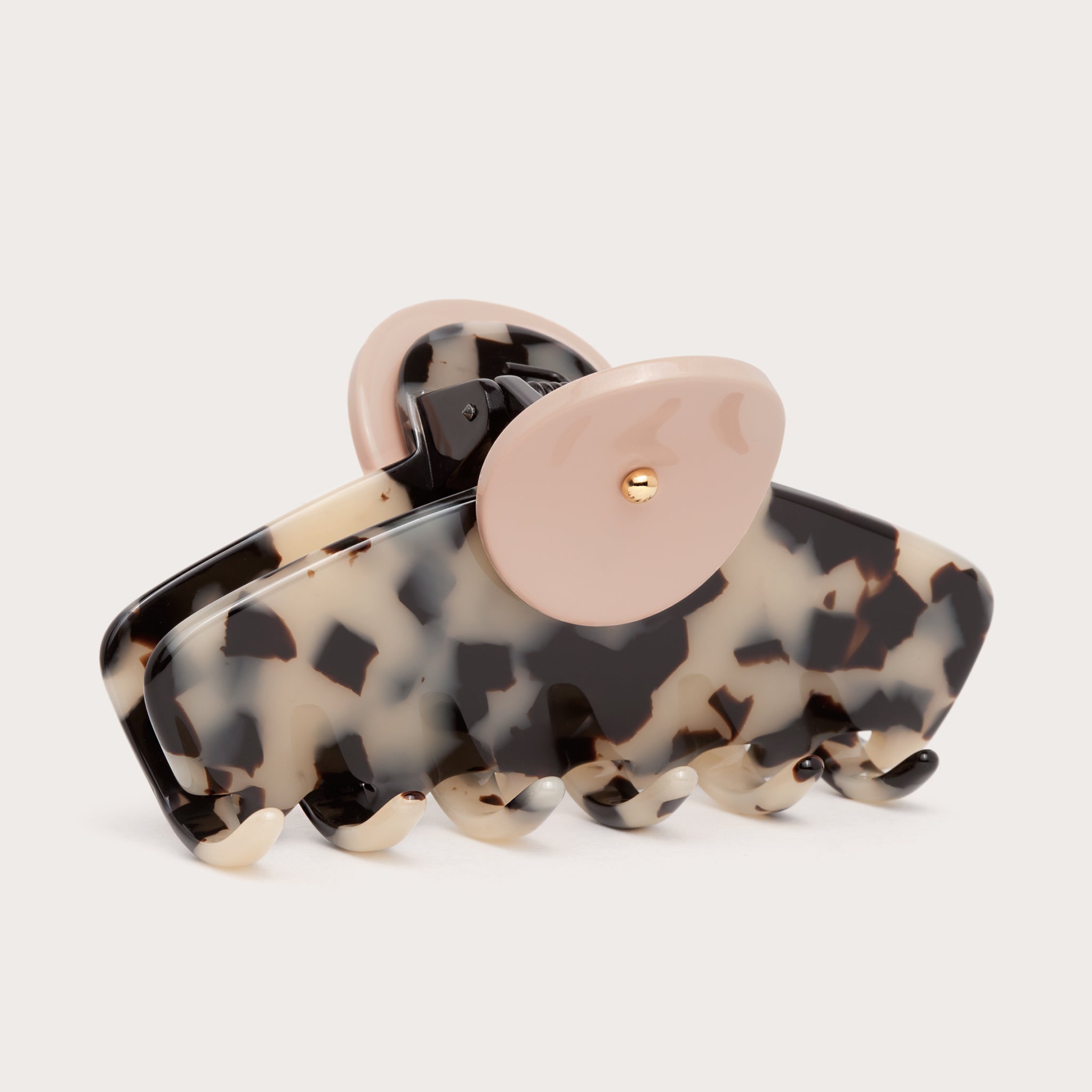 Grande pince écaille Tokyo & rose poudre Rosematic