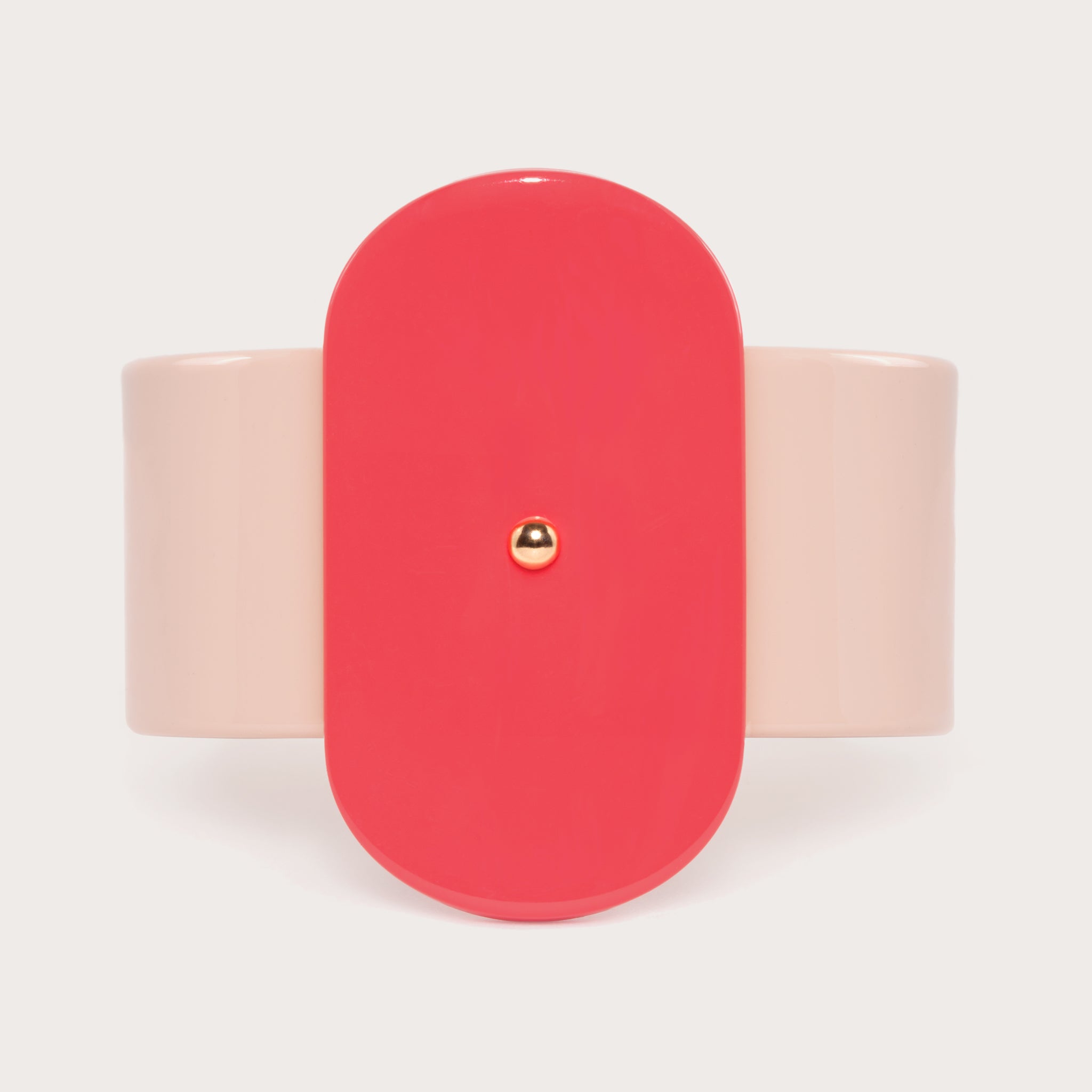 Manchette Jazzic en corail et rose poudre