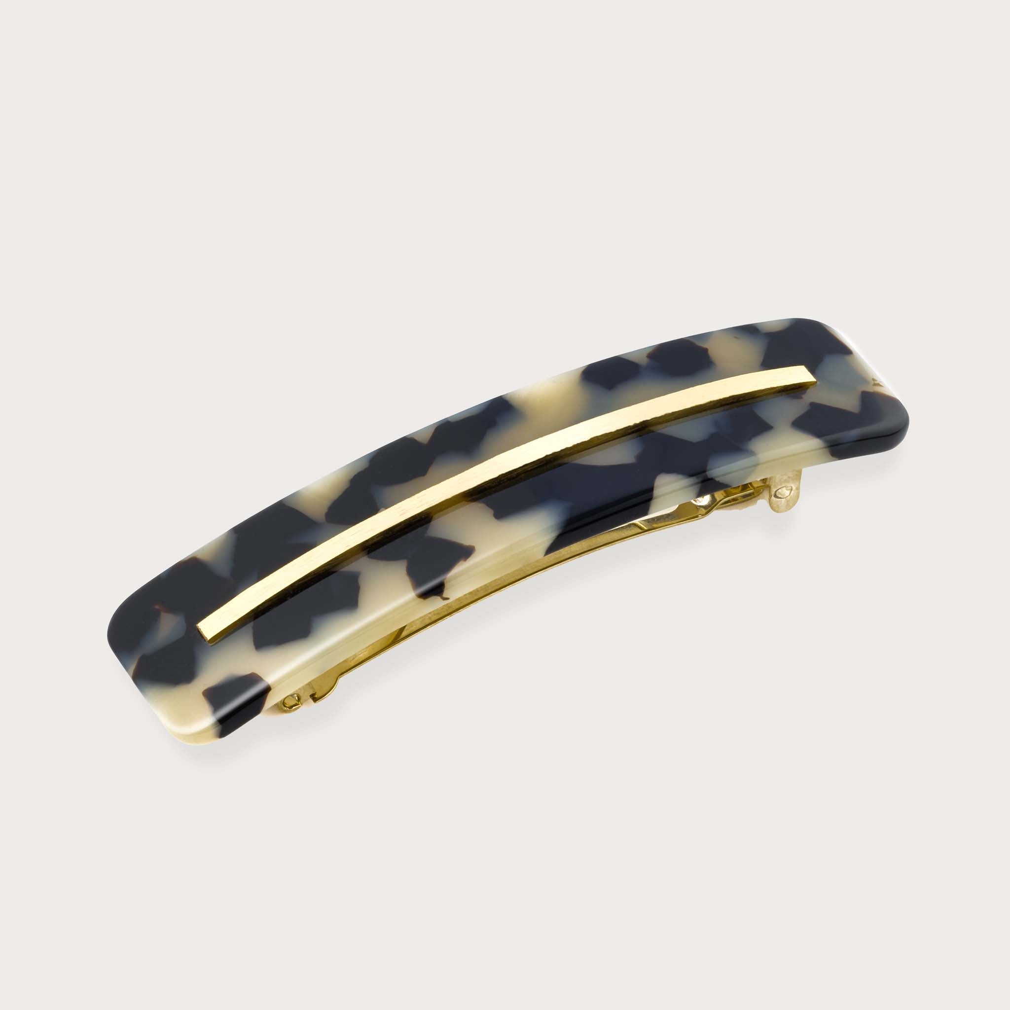 DORIC - Barrette écaille Tokyo & or brossé Rosematic