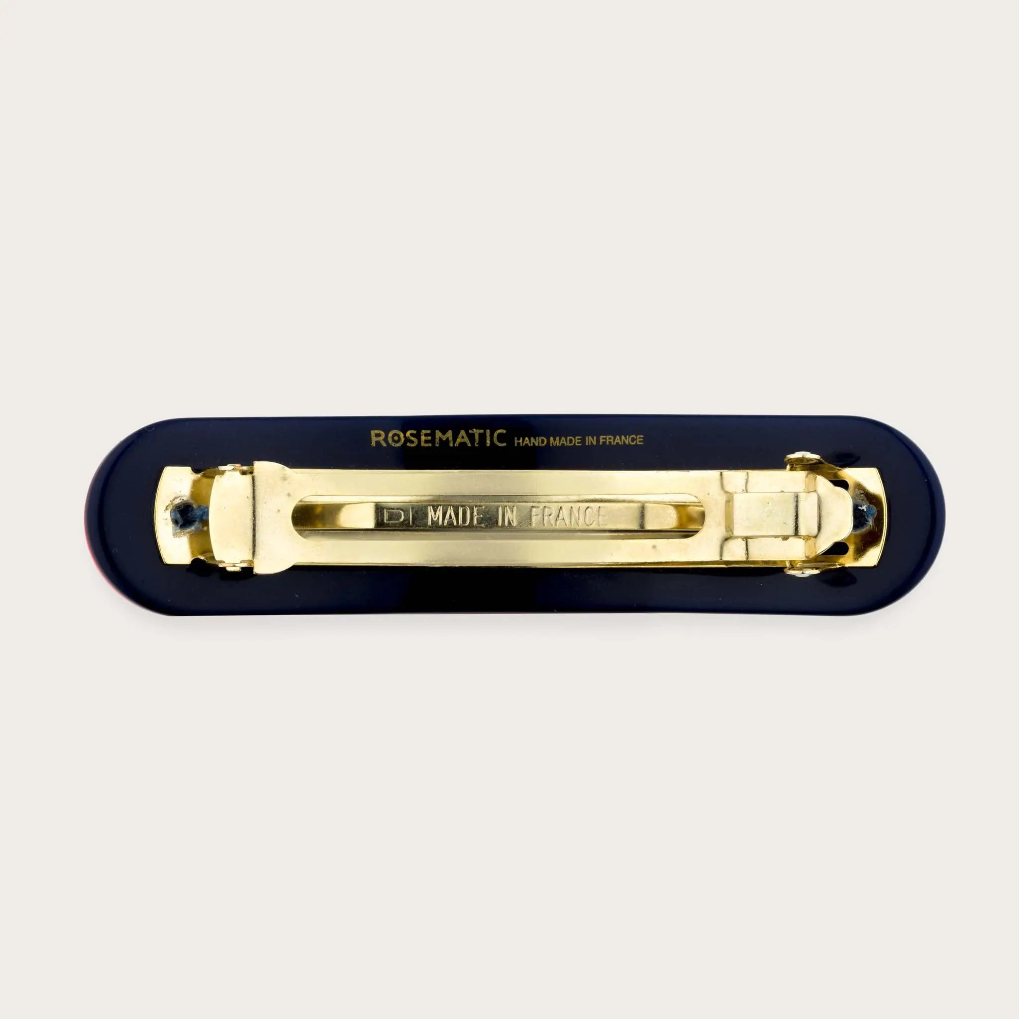 GRAPHIC - Grande barrette corail & marine Rosematic