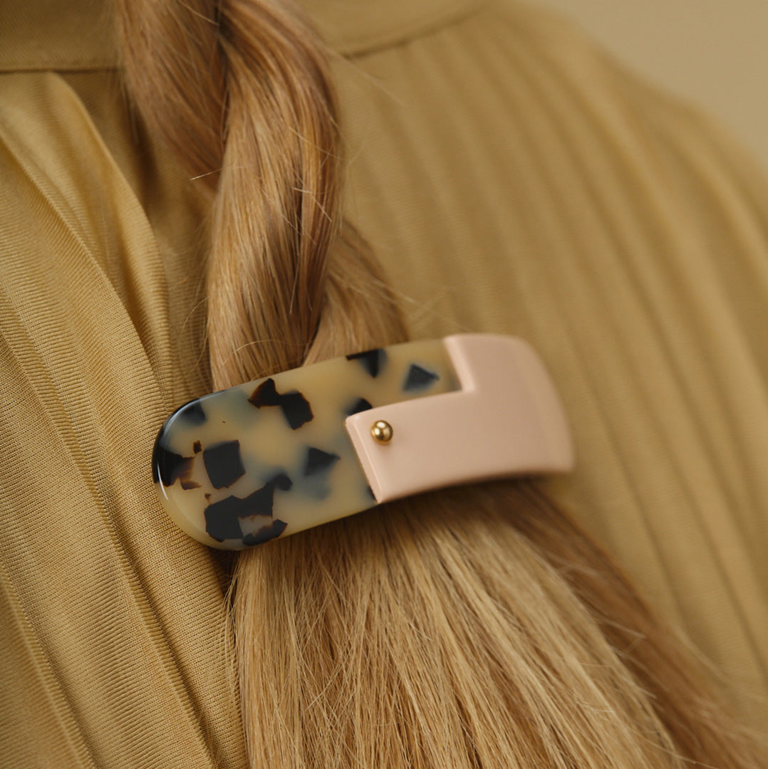 GRAPHIC - Large C1 acetate hairclip